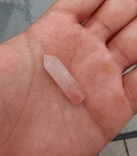 Mini Rose Quartz Crystal Point 30mm Small Polished Tower Healing (1 Piece) UK