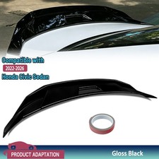 For 2022-26 11th Gen Honda Civic Sedan Gloss Black Trunk Spoiler Jdm Style Rear For 2022-26 11th Gen Honda Civic Sedan Gloss Black Trunk Spoiler Jdm Style Rear