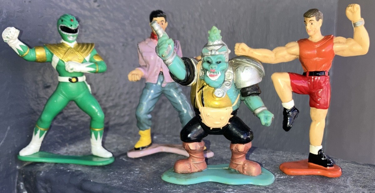 FIGURINES MIGHTY MORPHIN Power Rangers Spidertron Spider & Minotaure