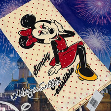 Disney Parks Minnie Mouse Simply Ear esistible Kitchen Towel New with Tag