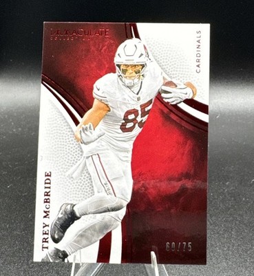 2025 PANINI IMMACULATE COLLECTION RED #2 TREY MCBRIDE /75