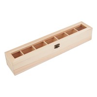 Vbs Sortierbox 7 FäCher Sichtfenster 39X7.5X6.5 Cm Aufbewahrungsbox Organizer