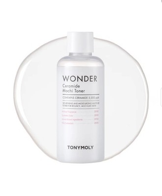 TonyMoly Wonder Ceramide Mochi Toner 1.69 FL OZ Vegan Face Skincare