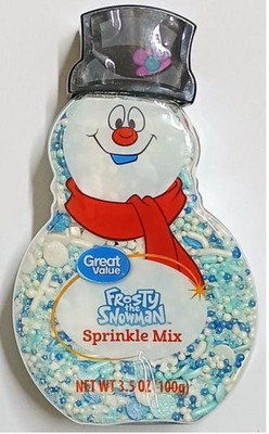 MHD! Great Value ' Frosty Snowman & Santa Hat' Sprinkle Mix Streusel 80g & 100g