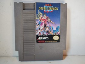 Double Dragon II The Revenge Nintendo NES Game Cartridge Tested 