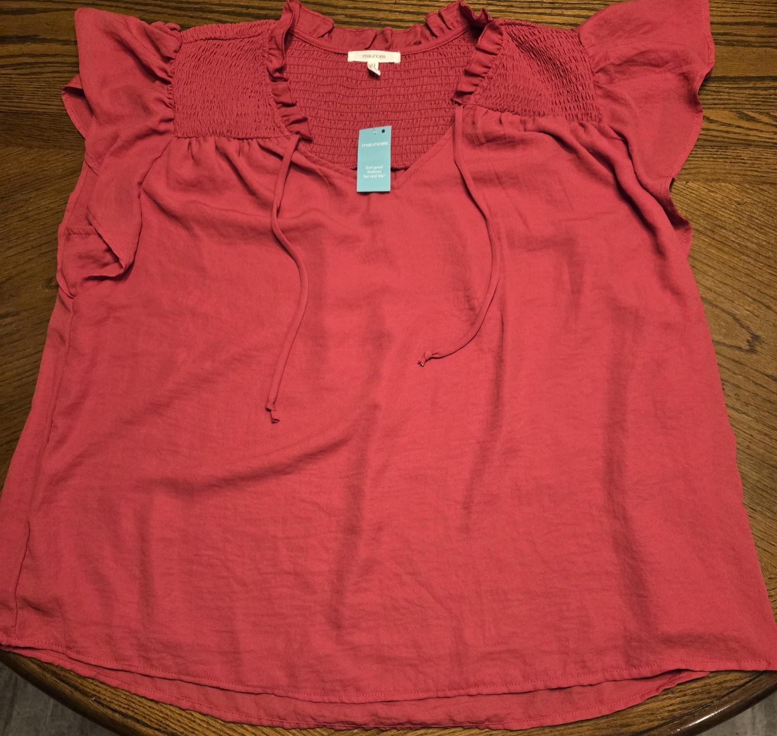 Maurice's Womans Large Pink Shirt