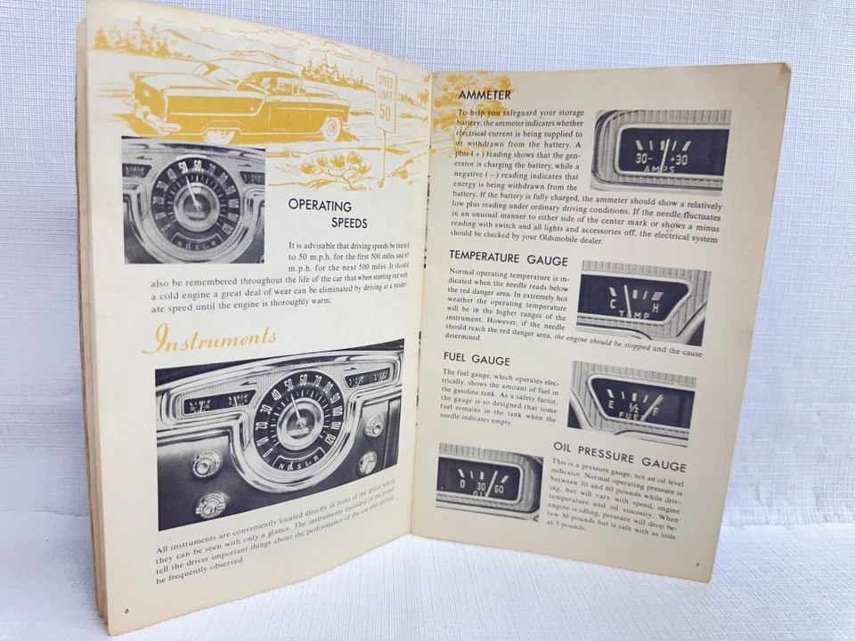 Oldsmobile 88 1954, Super 88, 98 manual original del propietario Foto 3 de 4