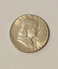1963 Franklin Half Dollar 50C 90% Silver Philadelphia Uncertified KM#195