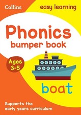 Phonics Bumper Book Ages 3-5: Ideal for Home Learning by Collins Easy Learning (