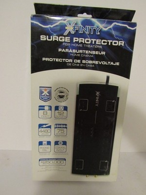 Xfinity U12-41974 Surge Protector 12 Outlets 4480 Joules Power Strip