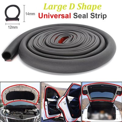 Car Door Rubber Weather Seal Hollow Strip Universal Weatherstrip D-shape