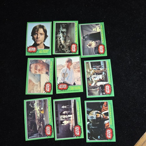 EX-EXMT 1977 Topps STAR WARS Series 4 Complete Green 66 Card Set - Picture 8 of 9