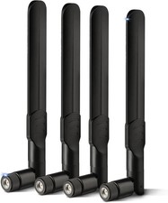 Bingfu 4G LTE Cellular Trail Camera Antenna 8dBi RP-SMA Male Antenna 4-Pack Co