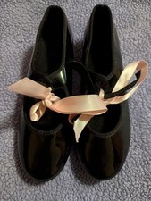 Spotlights Tap Shoes Black Little Girls Size 12.5 American Ballet Theatre.