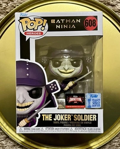 Funko POP! Batman Ninja The Joker Soldier  Targetcon Exclusive #608 w/ protector