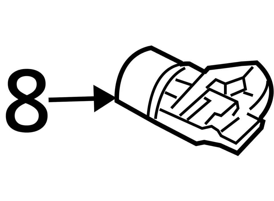 Motor limpiaparabrisas delantero Saturn Ion 2004 fabricante de equipos originales 66 k millas - LKQ338392612 Foto 4 de 4