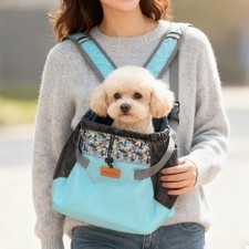 Dog Carrier for Small Dogs M   Front  Back Wear Pet Sling, Soft Hands-F