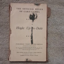 Hoyle Official Rules of Card Games Up-to-Date 32nd Ed Paperback 1931