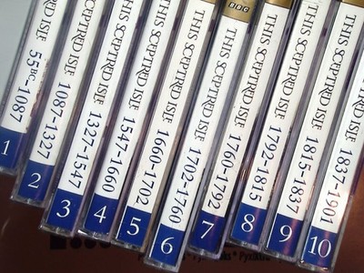 Full Set of 1-10 BBC Radio This Sceptred Isle Double Cassettes VGC