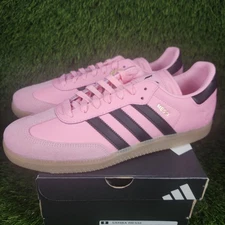 Adidas Samba Lionel Messi Mens OG Pink Black Gum Bottom Sneakers Trainers JP7844