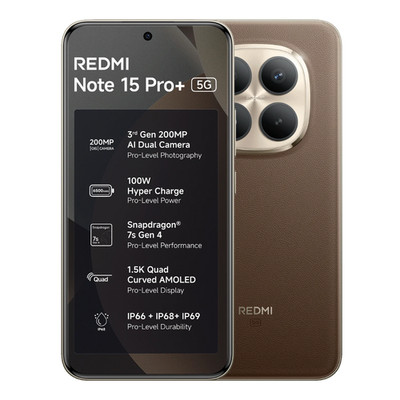 Xiaomi Redmi Note 15 Pro Plus 5G Smartphone 8+256GB 6,83 Zoll Handy 200MP NFC