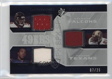 2008 SPx Winning Trios Numbered to 25 7/25 Jerious Norwood Steve Slaton 0c3