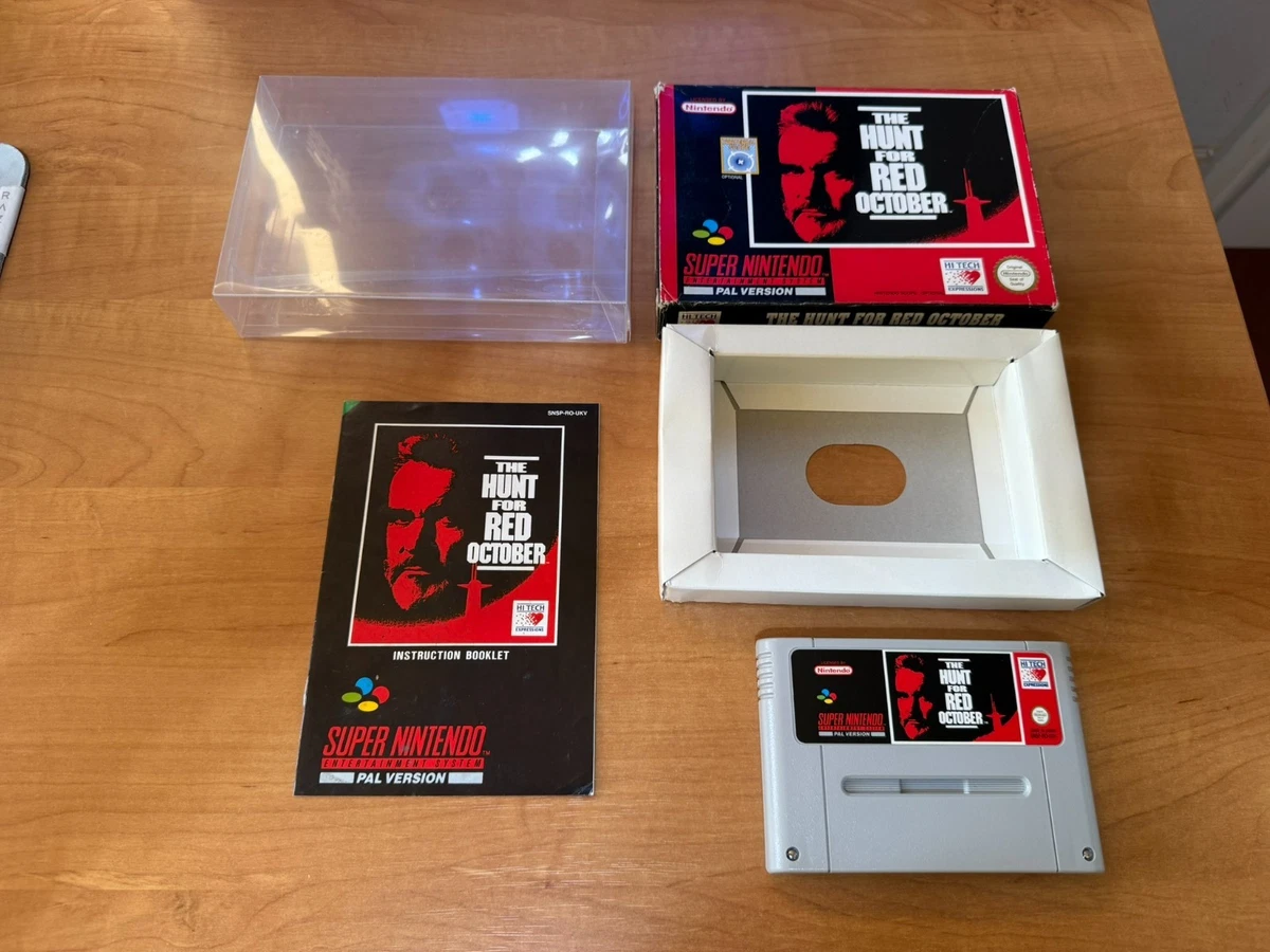 Nintendo SNES The Hunt for Red October Video Games for sale | eBay
