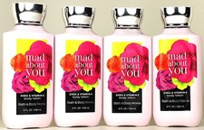 QTY 4 - Bath  Body Works MAD ABOUT YOU Body Lotion Cream Moisturizer 8oz