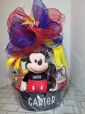Mickey Mouse baby gift New Born Infant Baby Boy shower gift basket mickey Baby