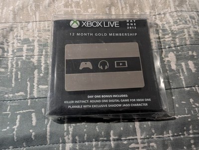 Microsoft Xbox Live Gold 12 Month Membership Day One 2013 Scratch-Off + Bonus