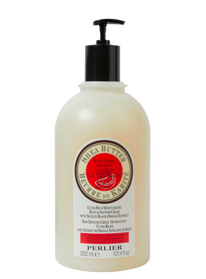 Perlier Shea Butter Sicilian Orange Bath Shower Cream - 3 Liter 101.4 Fl Oz-NEW