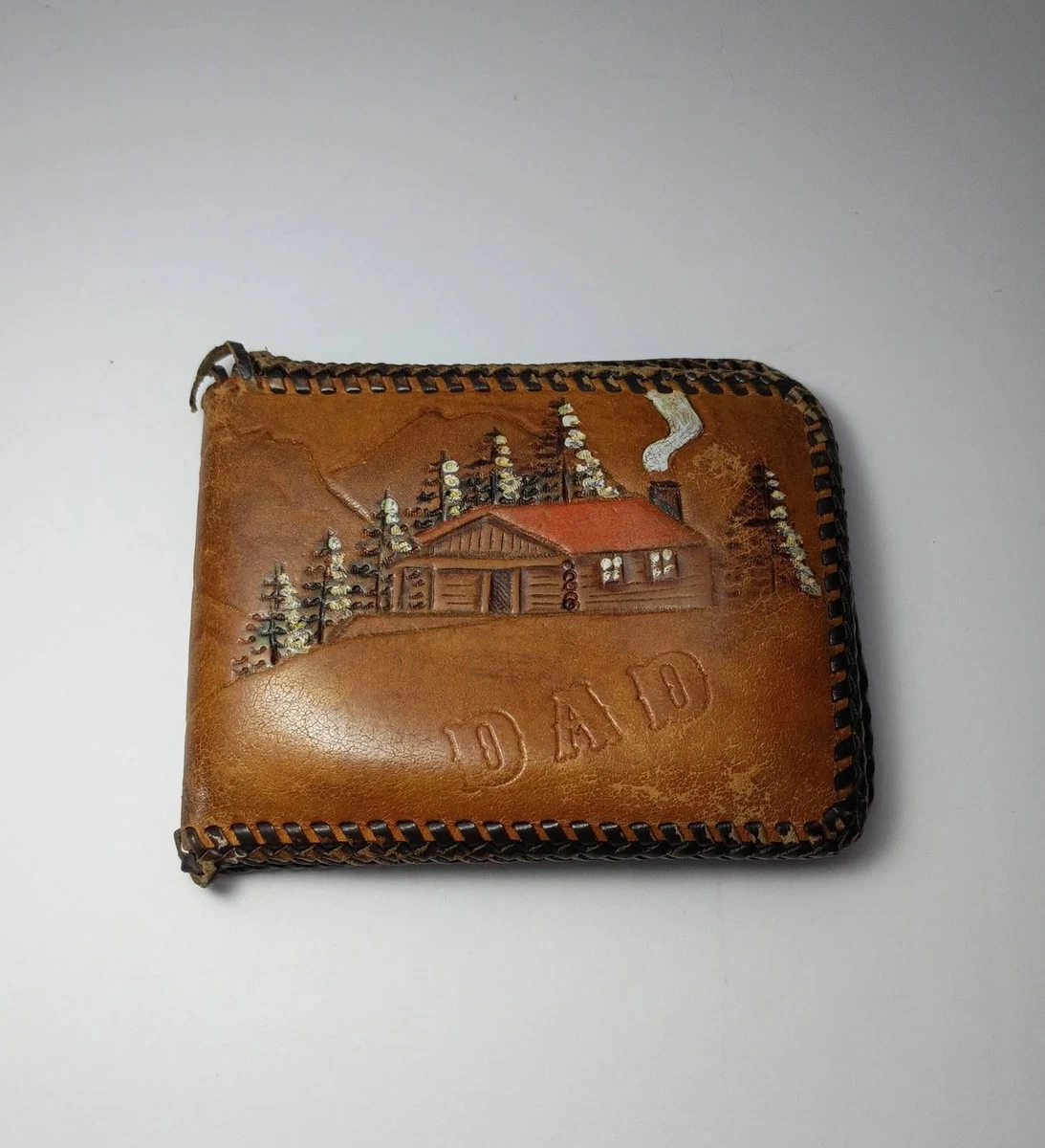 25+ Brown Leather Vintage Wallets & Coin Purses for sale | Updated