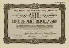 Zeiss Ikon AG 1926 Dresden Jena Kassel Stuttgart Abloy Stockholm Helsinki 100 RM