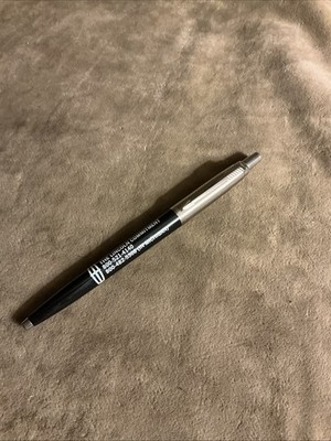 Vintage Parker writing pen black plastic advertising Lincoln cars Michigan 