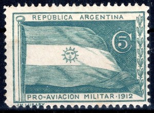 ARGENTINA 1912 Pro Aviacion Militar MH