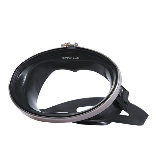 Oval Scuba Goggles Tempered Glass Lens Underwater Diver Glasses Diving Mask - Picture 8 of 8