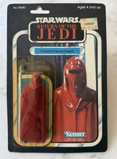 1983 Vintage STAR WARS ROTJ Kenner Emperor's Royal Guard - Sealed 65 back W Case