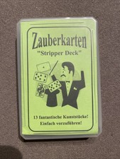 Zauberkarten „Stripper Deck“ 13 Zaubertricks Trickkarten