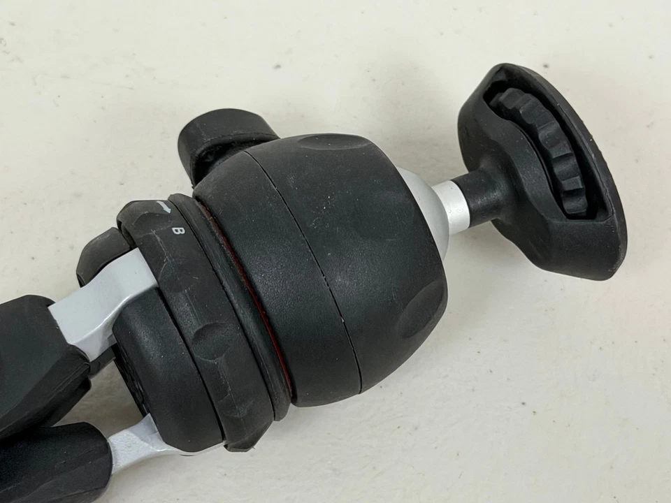 Manfrotto Compact Table-Top Tripod with Ball Head Black Red Portable - Image 2 of 4