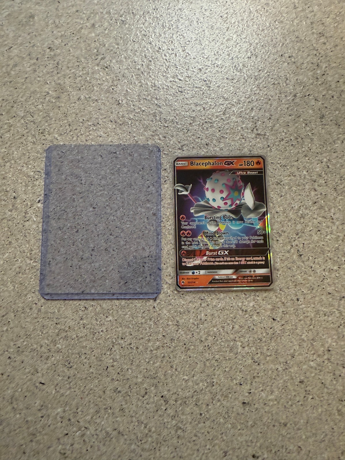 Pokemon TCG Holofoil - Blacephalon GX - 52/214 / NM / English #1