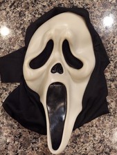 Scream Ghost Face Mask Easter Unlimited 9206 Fun World Halloween 88490 Vintage