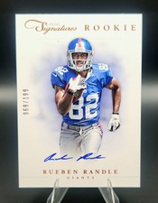 2012 Panini Prime Signatures Rueben Randle Rookie On Card Auto /199 GIANTS RC. rookie card picture