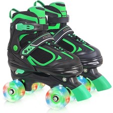 Nattork Kids Roller Skates for Boys Girls,4 Sizes Adjustable Roller Skates wi...