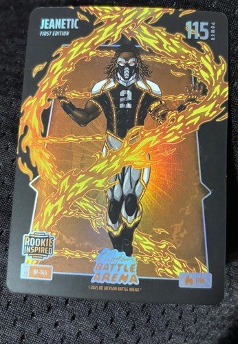 2026 Bo Jackson Battle Arena Jeanetic `Ashton Jeanty` RC #BF-145 BattleFoil FIRE