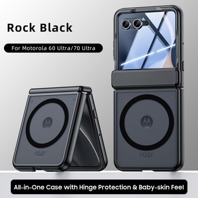 For Motorola Razr 70 Ultra/70Plus/2026/2025/2024 Mag Safe Matte Case+Screen Film