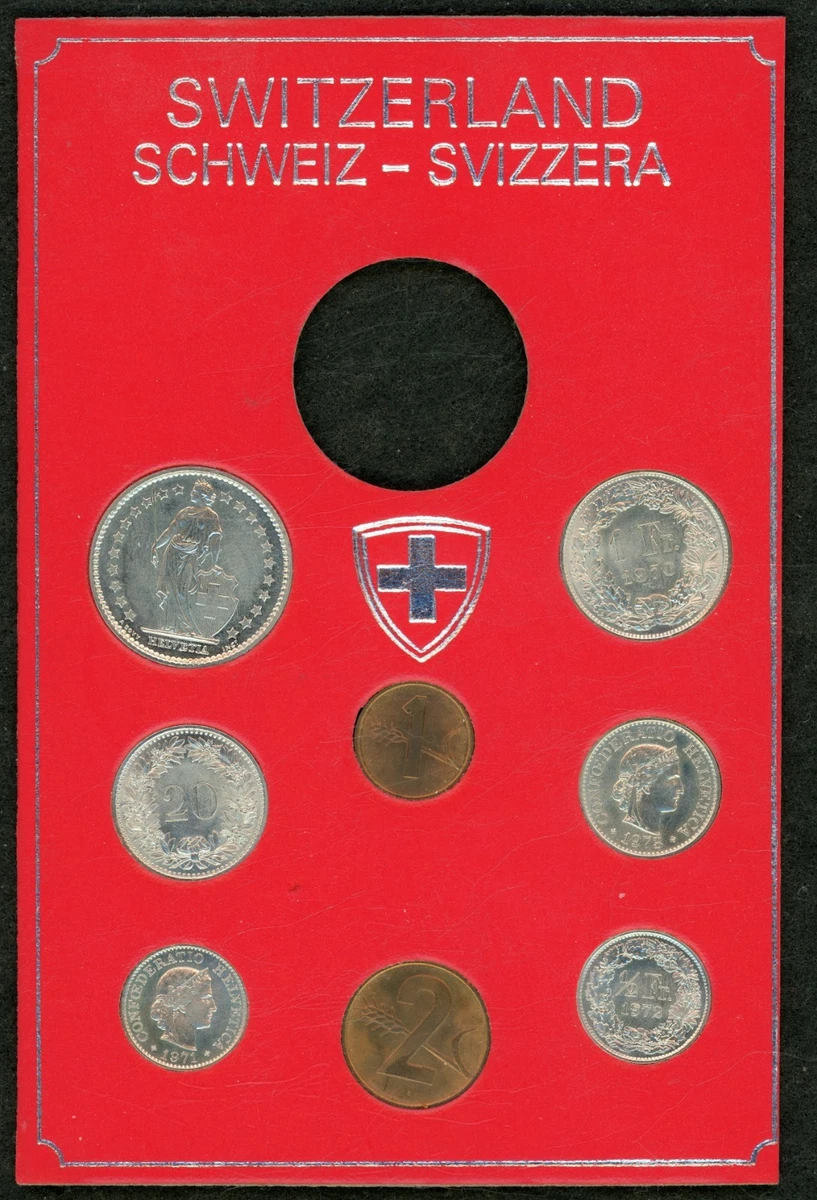スイスフラン 1970年代  4枚セット 1970 Swiss Coins for sale | eBay