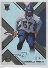 2017 Donruss Elite Rookies 133/499 DeMarcus Walker #137 fm0