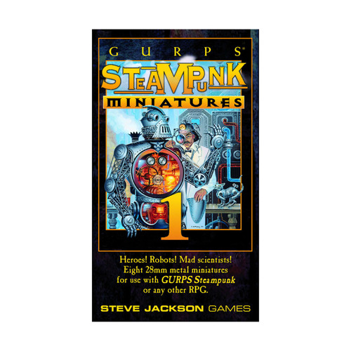 SJG Mini Steampunk Miniatures VG+/NM