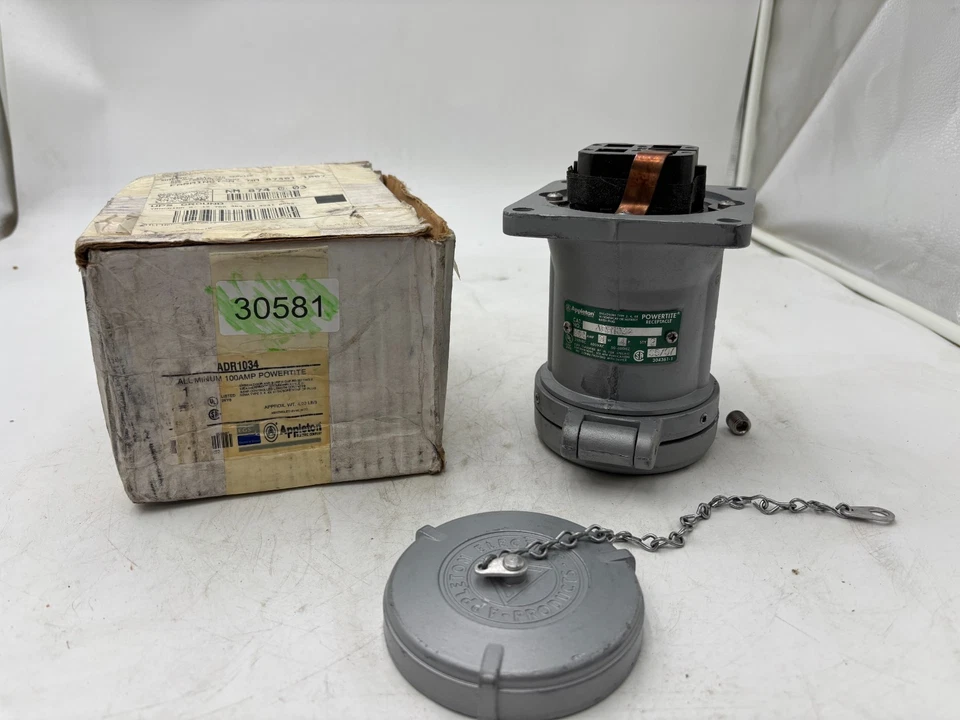 Appleton ADR1034 Pin & Sleeve Receptacle, 100A, 4P3W - Image 2 of 3