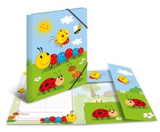 HERMA Elastic Folder Kindergarten with Frieda  Friends Motif, A3, Sturdy Cardbo